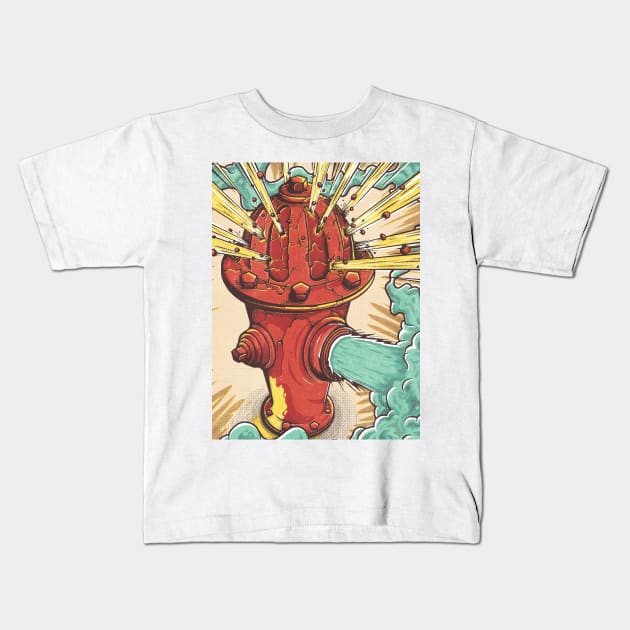 Hydrant Fever Kids T-Shirt by Enter the Aquarius